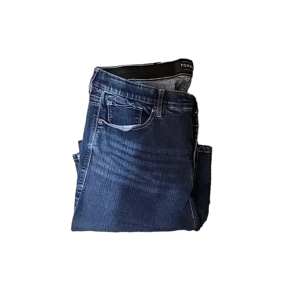 Torrid High waisted dark wash jeans. Size 22R - Picture 2 of 5